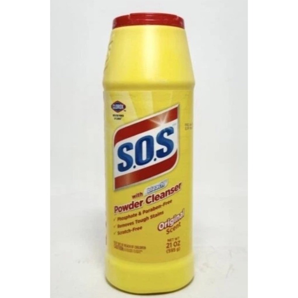 SOS Cleanser Powder with Power of Clorox Bleach Original Scent 21 oz BRAND NEW